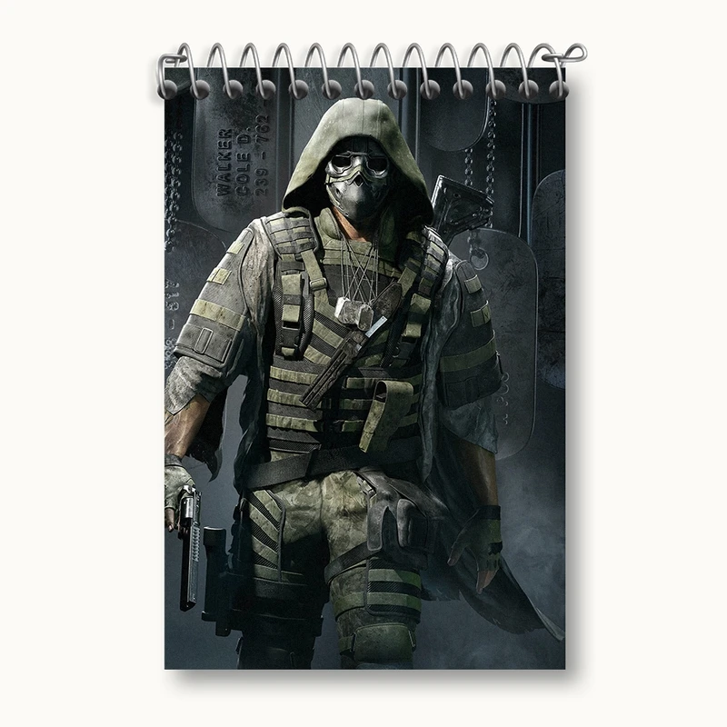 دفتر یادداشت 50 برگ خندالو مدل کال اف دیوتی (Call of duty) کد F310