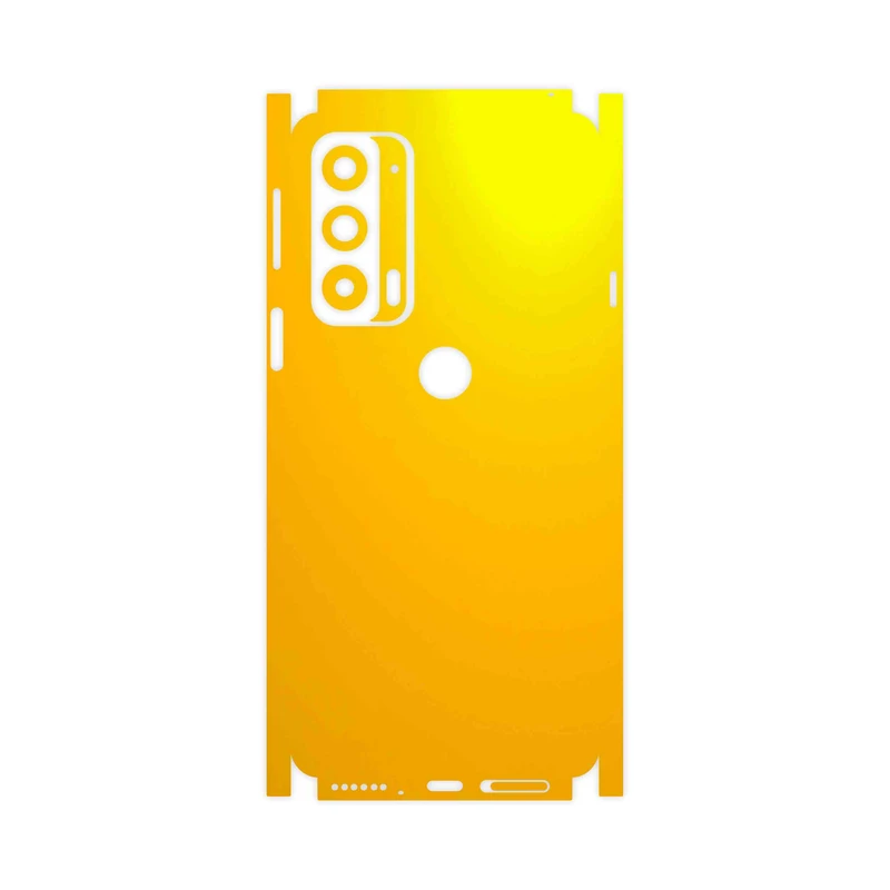 برچسب پوششی ماهوت مدل Matte-Deep-Mustard-FullSkin مناسب برای گوشی موبایل موتورولا Edge 20
