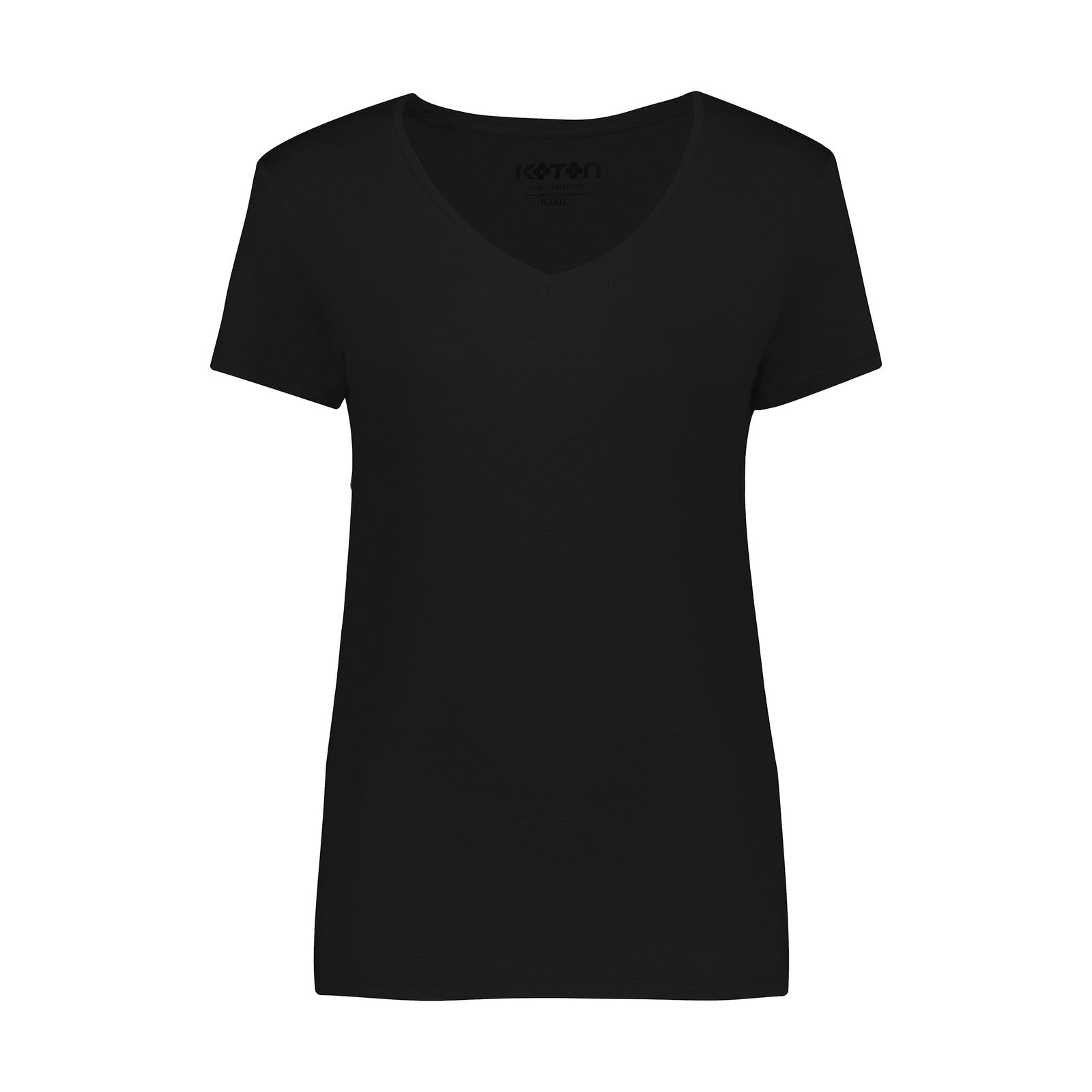 تی شرت زنانه کوتون مدل 0YAK13640OK-Black -  - 1