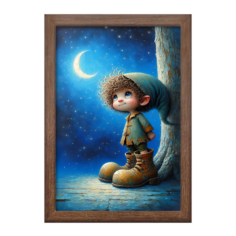 تابلو خندالو طرح پسر بامزه کد F5504