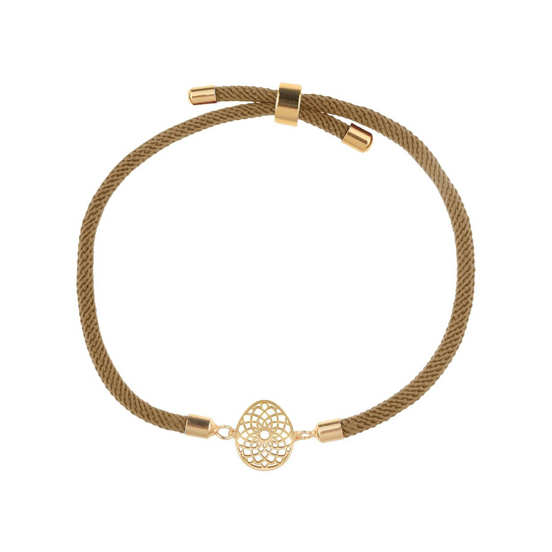 دستبند طلا 18 عیار زنانه مدوپد مدل اسلیمی کد D17-10373