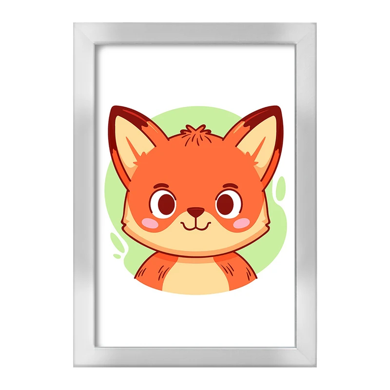 تابلو خندالو طرح روباه حیوانات بامزه کد 37139