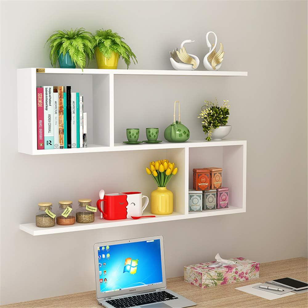 کتابخانه دیواری چهار طبقه چوبیکو مدل ch770