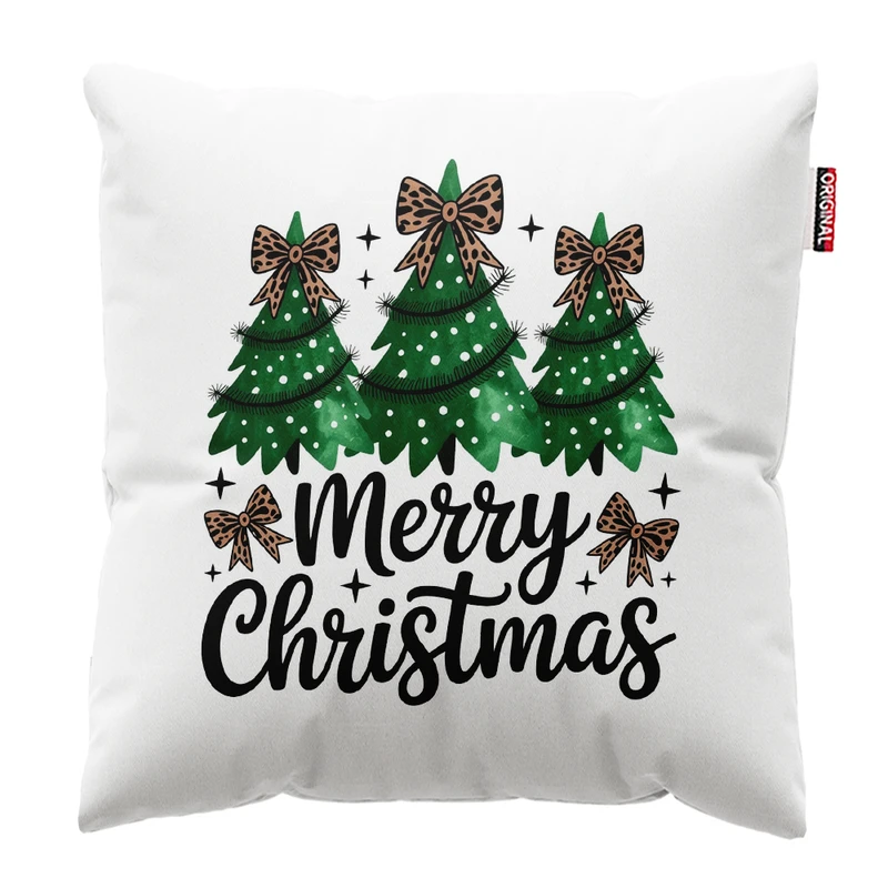 کوسن پاد آفرین مدل کریسمس کد PK302774 سایز 30*30 سانتی متر