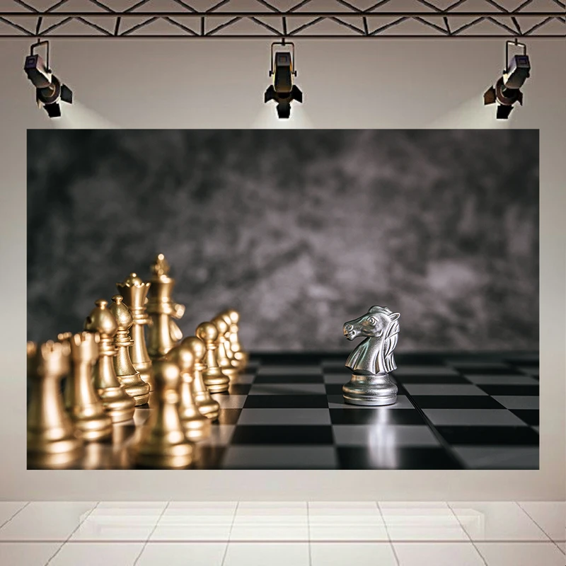پوستر طرح انگیزشی شطرنج مدل اسب پیشرو کد AR32291