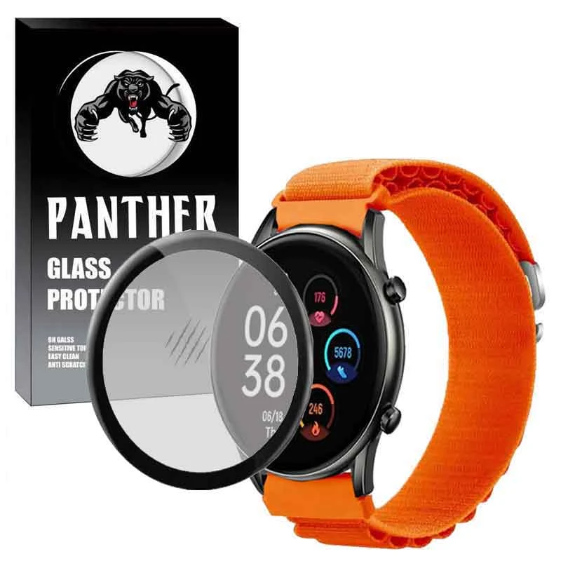 بند پنتر مدل LOOP ALPINE مناسب برای ساعت هوشمند هایلو RT2 به همراه محافظ صفحه نمایش