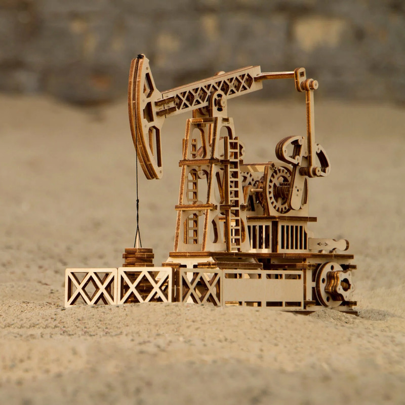 ساختنی مدل ماکت چوبی دکل نفت کد M118