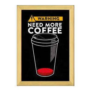 تابلو خندالو طرح کافی شاپ قهوه کد 27524