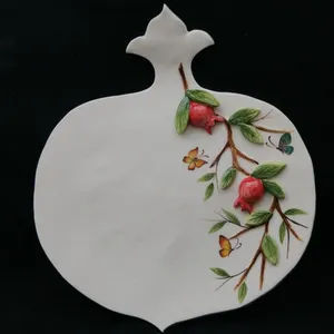 شیرینی خوری سرامیکی هیوا طرح نارگل برجسته کد 10987647