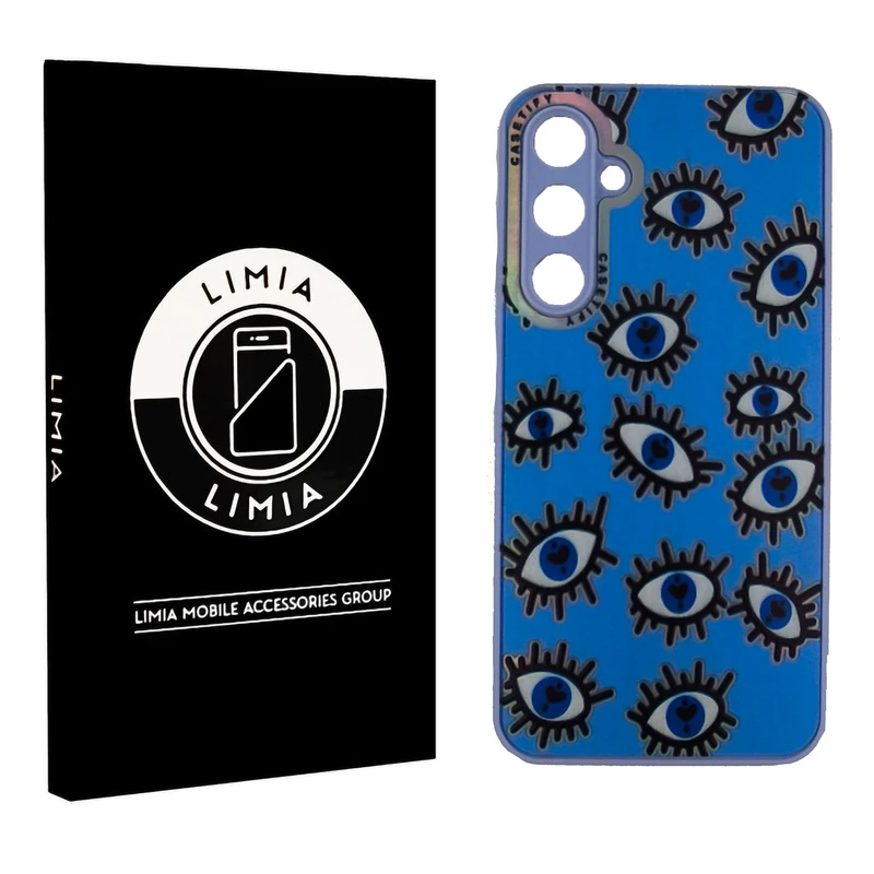 کاور لیمیا مدل فانتزی لنزدار طرح عروسکی PVD مناسب برای گوشی موبایل سامسونگ Galaxy A55
