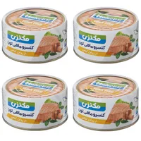 کنسرو ماهی تون مکنزی در روغن گیاهی - 180 گرم بسته 4 عددی
