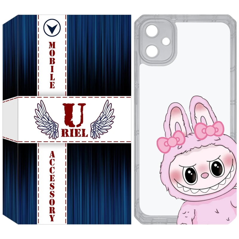 کاور یوریل مدل Clear کد 118 طرح لبوبو Labubu مناسب برای گوشی موبایل سامسونگ Galaxy A05