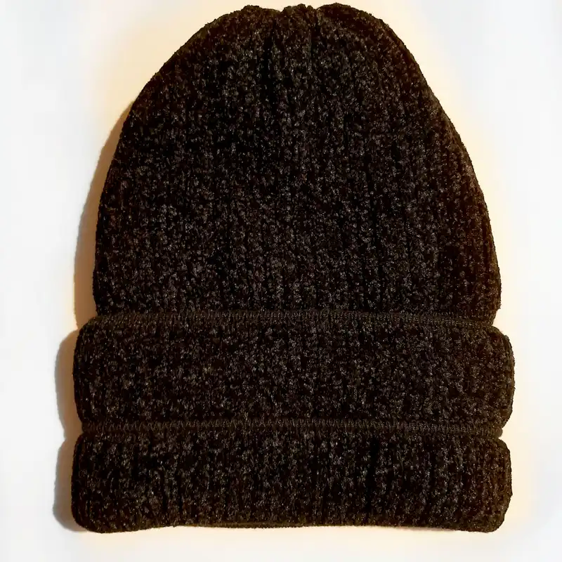 کلاه بافتنی مدل مخمل دو لایه