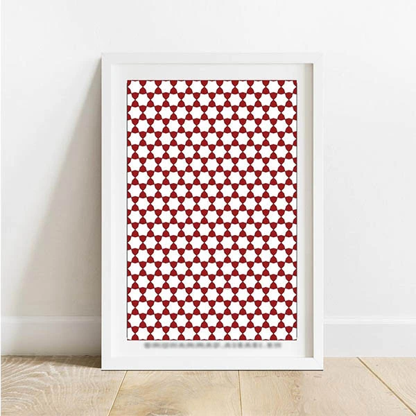  تابلو استودیو انبسان طرح گره چینی هندسی کد 24021