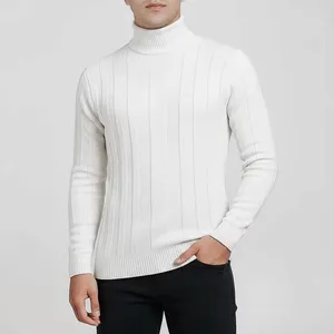 پلیور یقه ایستاده مردانه مدل ستون دار