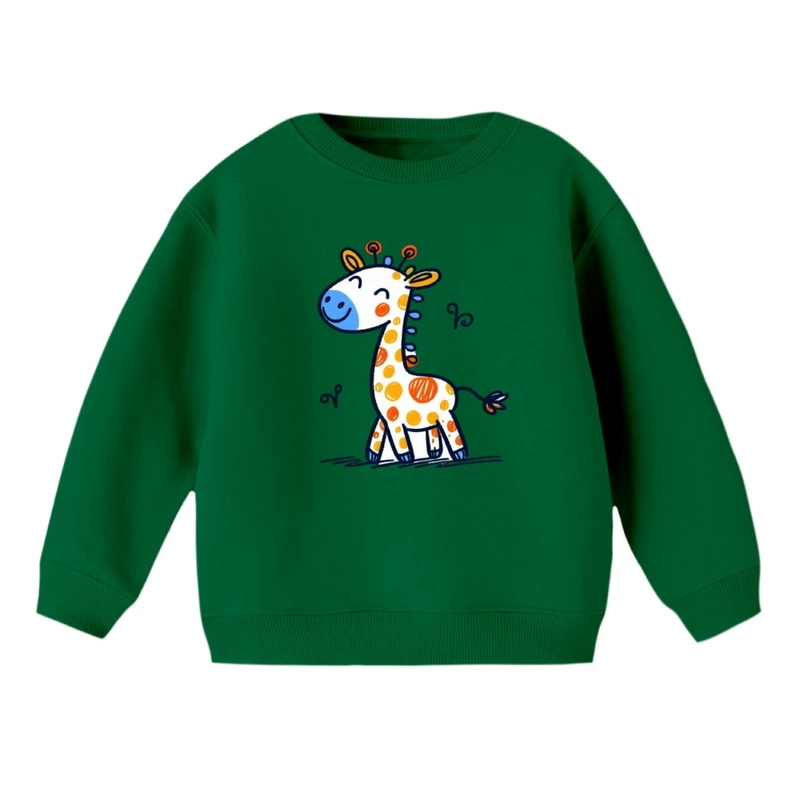 سویشرت بچگانه مدل نقاشی زرافه 
