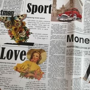 نقد و بررسی کاغذ کادو مدل روزنامه توسط خریداران