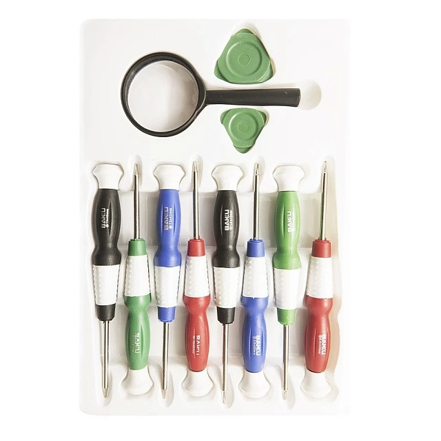 پیچ گوشتی باکو مدل bk86m مجموعه 11 عددی