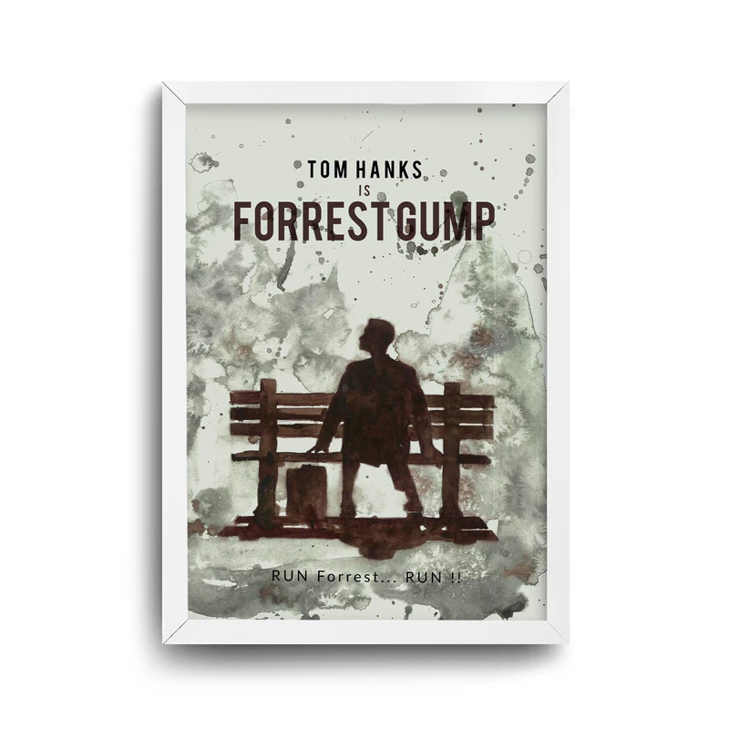 تابلو  هپی‌والز طرح فیلم forrest gump