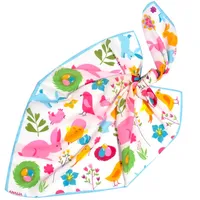 روسری دخترانه آنالیا مدل نخی طرح کارتونی کد 1071