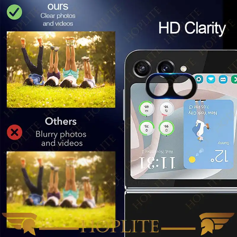 محافظ لنز دوربین هاپلایت مدل 3D-HL مناسب برای گوشی موبایل سامسونگ Galaxy Z Flip 5