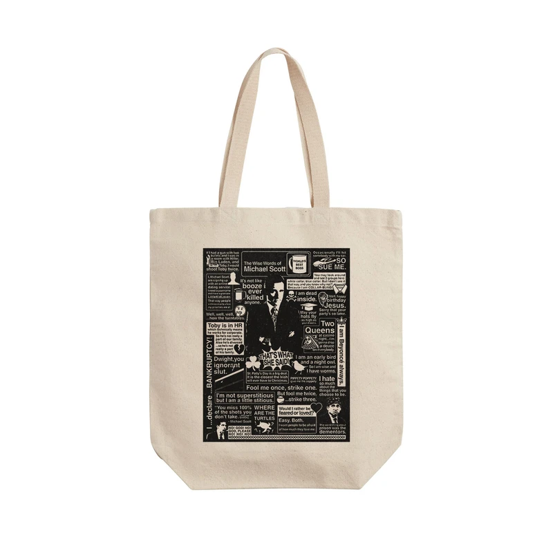 ساک خرید ترمه طراحان ایده مدل سریال آفیس کد cfp2594 - L