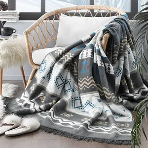 پتو ازدیلک مدل Etnico دونفره سایز 180×220 سانتی متر