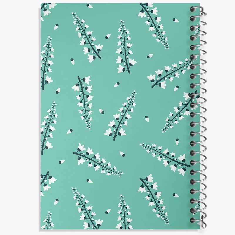 دفتر نقاشی 50 برگ خندالو طرح پترن گل کد N925