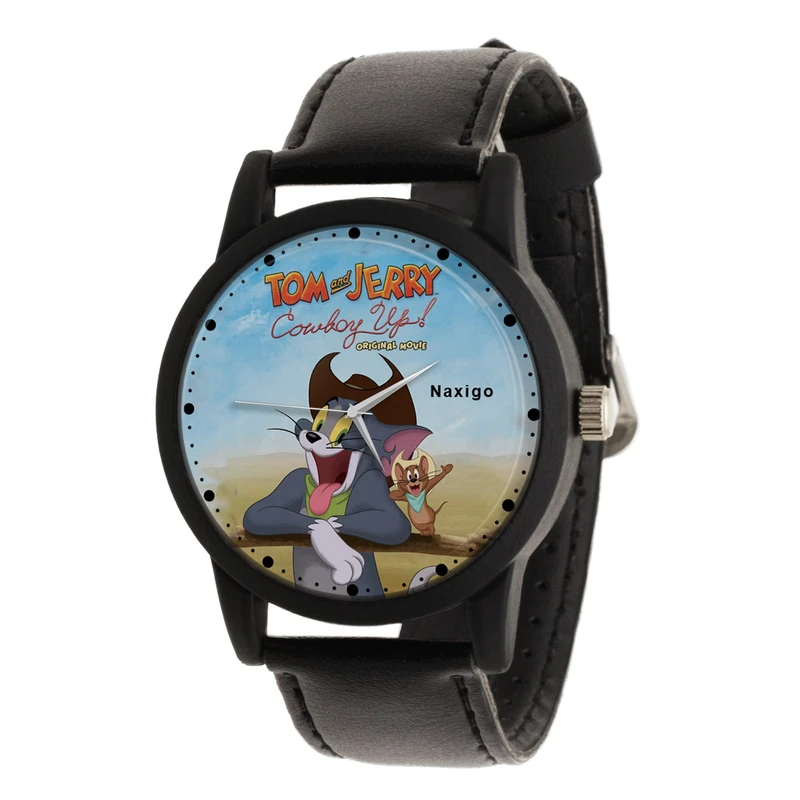 ساعت مچی عقربه ای ناکسیگو مدل Tom and Jerry COWBOY UP کد LF14047