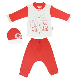 ست 3 تکه لباس نوزادی مدل 501