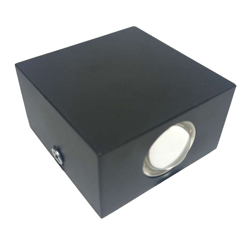 چراغ دکوراتیو 2 طرفه روشنایی آیدین مدل مربع کد B126-2B