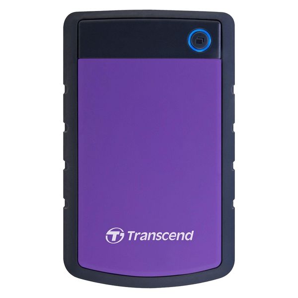 هارد اکسترنال ترنسند مدل StoreJet 25H3 ظرفیت دو ترابایت دارای رابط USB Type-A 3.1