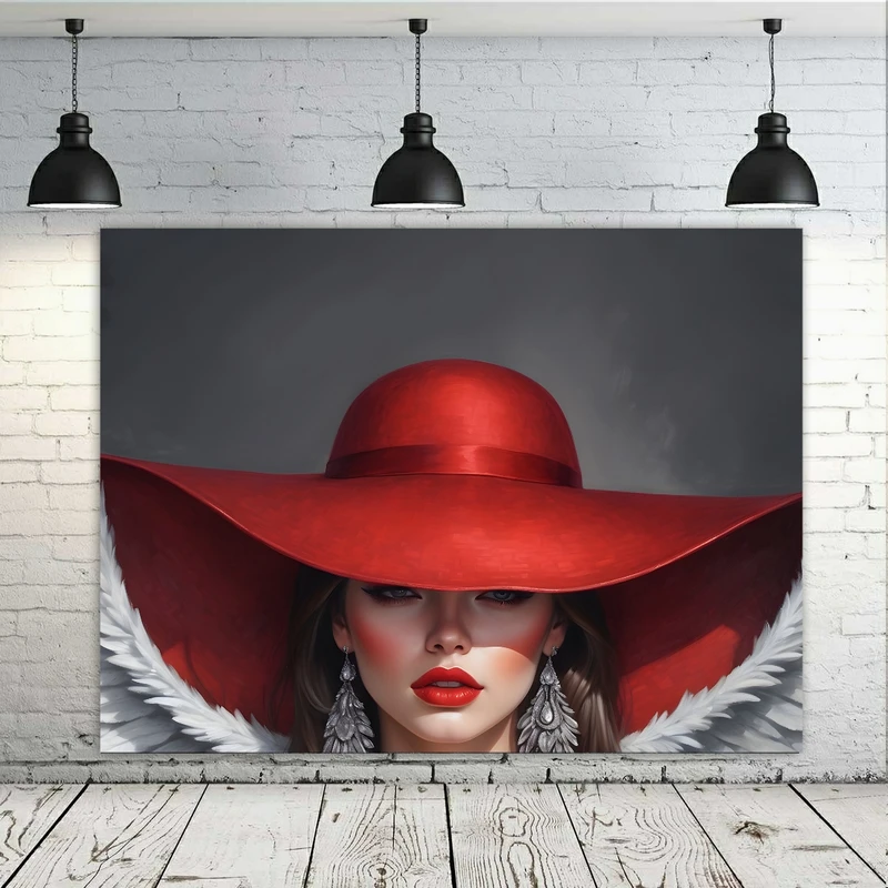 پوستر پارچه ای طرح آرایشگاه زنانه مدل چهره کد GR474