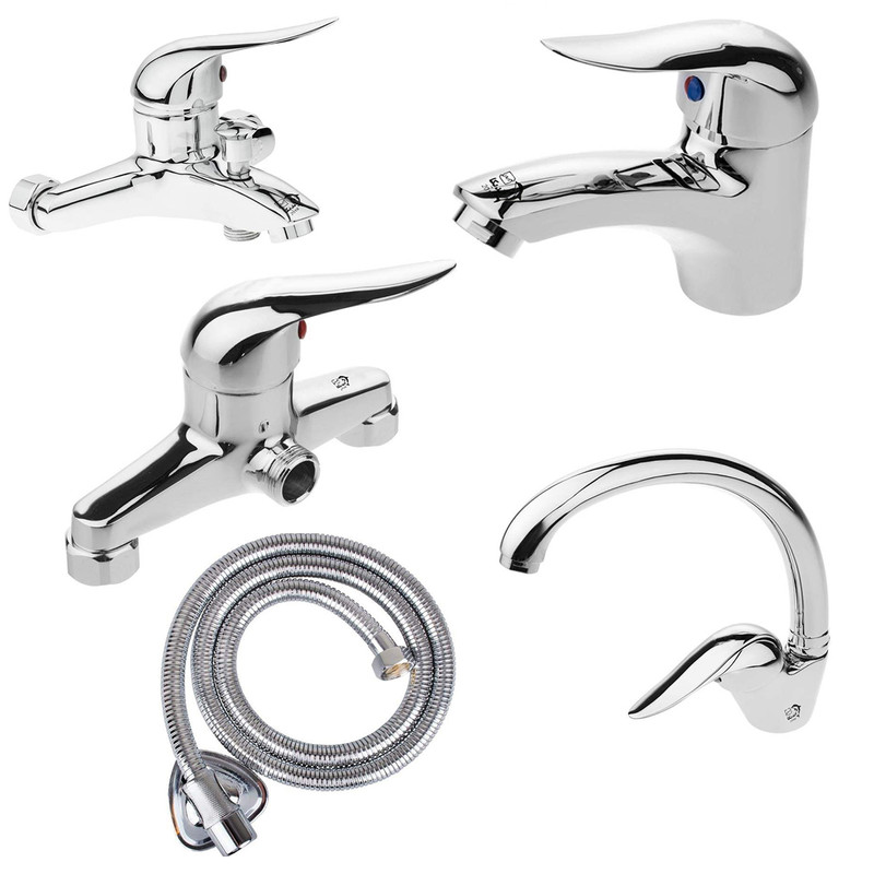 ست شیرآلات اندیکا مدل اردکی مجموعه 5 عددی