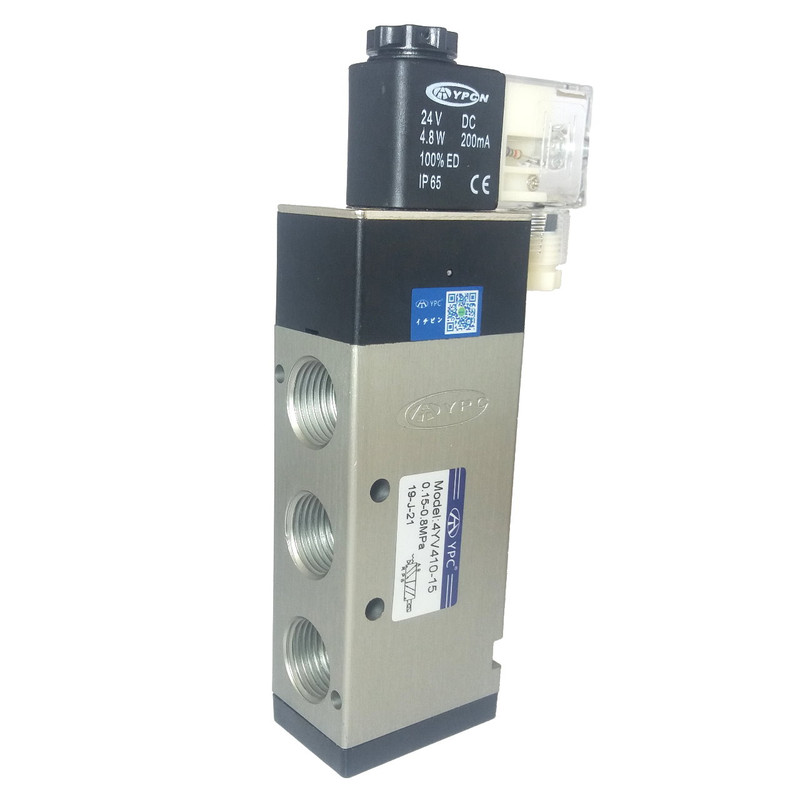 شیر برقی پنوماتیک وای پی سی مدل 4YV410-15-1/2-24v شیر برقی پنوماتیک وای پی سی مدل 4YV410-15-1/2-24v