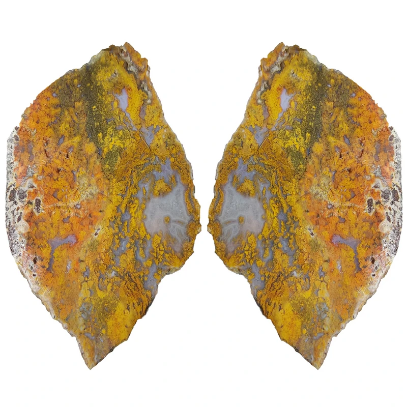 سنگ عقیق مدل شجر پاییزی کد 20 مجموعه 2 عددی