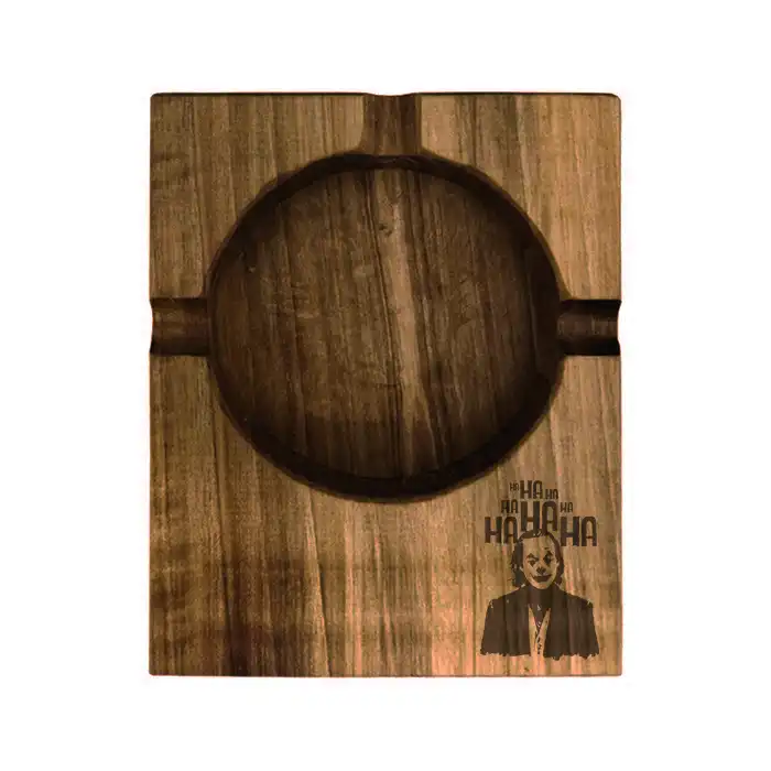 زیرسیگاری چوبی مدل جوکر کد 4545