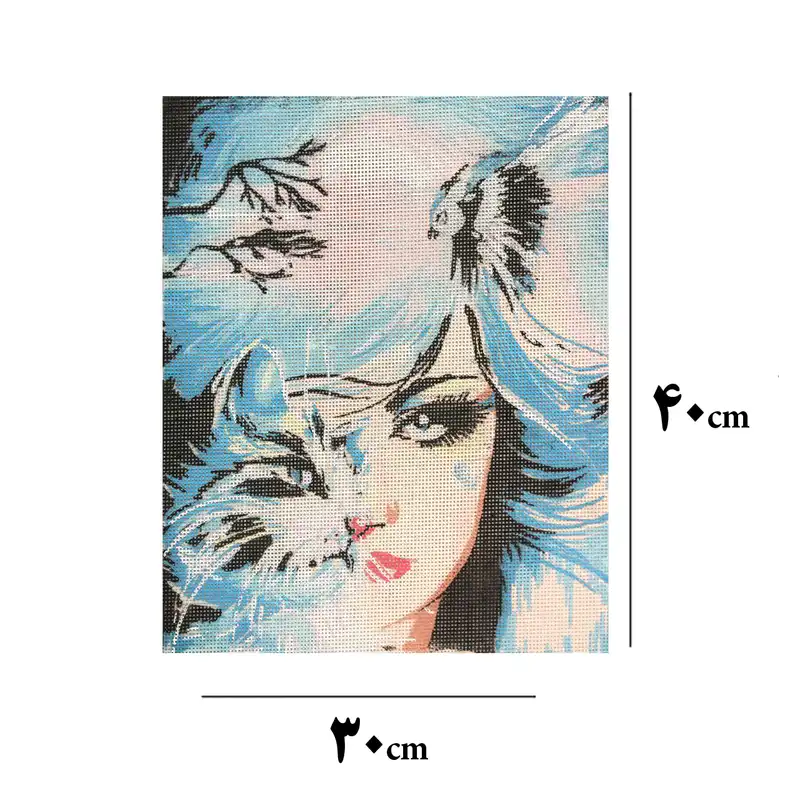 کوبلن مدل زن و گربه کد AB.1