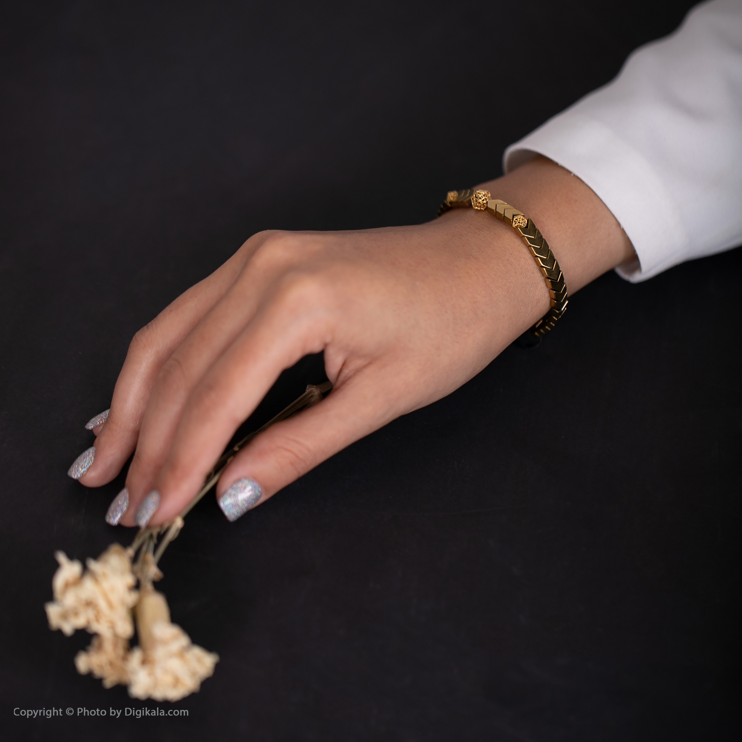 دستبند طلا 18 عیار زنانه مانچو مدل bfg124 -  - 6
