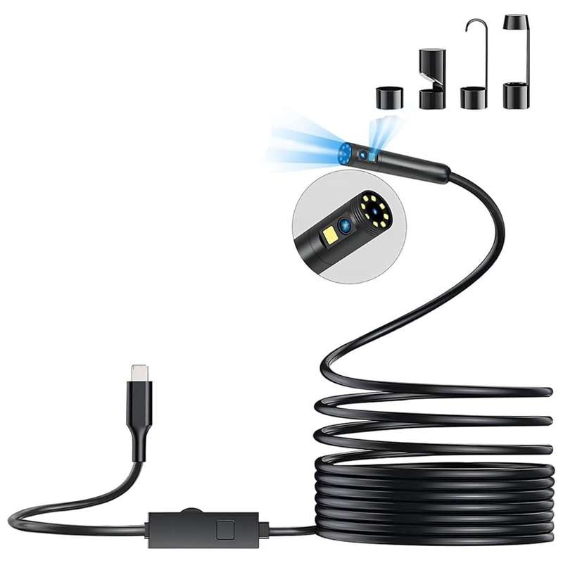 دوربین شلنگی مدل 2 لنز ضدآب 20M HD 360 NEW دوربین شلنگی مدل 2 لنز ضدآب 20M HD 360 NEW