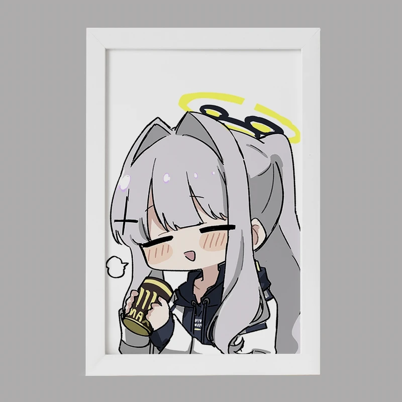 تابلو خندالو مدل بازی آرشیو آبی (Blue Archive) کد 34383