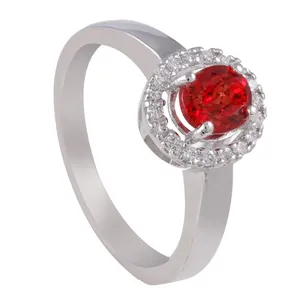 انگشتر طلا 18 عیار زنانه جواهری گاندی مدل 29951