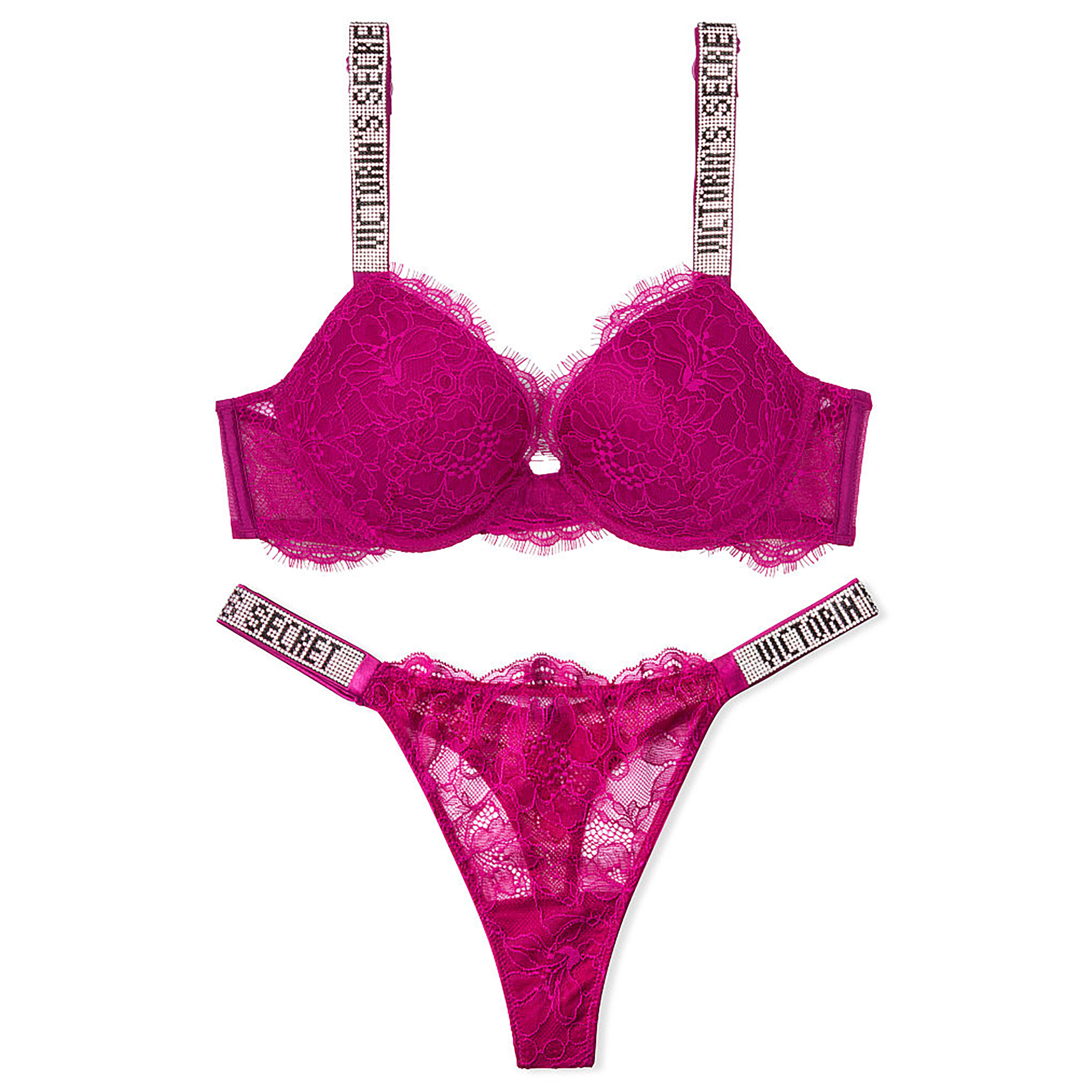 ست شورت و سوتین زنانه ویکتوریا سکرت مدل VS-SS-03 رنگ ارغوانی