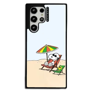AKAM AMCWSGS22U-SNOOPY5 Cover For Samsung Galaxy S22 Ultra