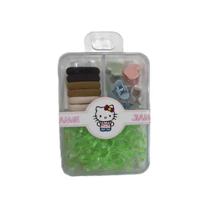 ست کش و کلیپس مو دخترانه مدل H1 بسته 50 عددی