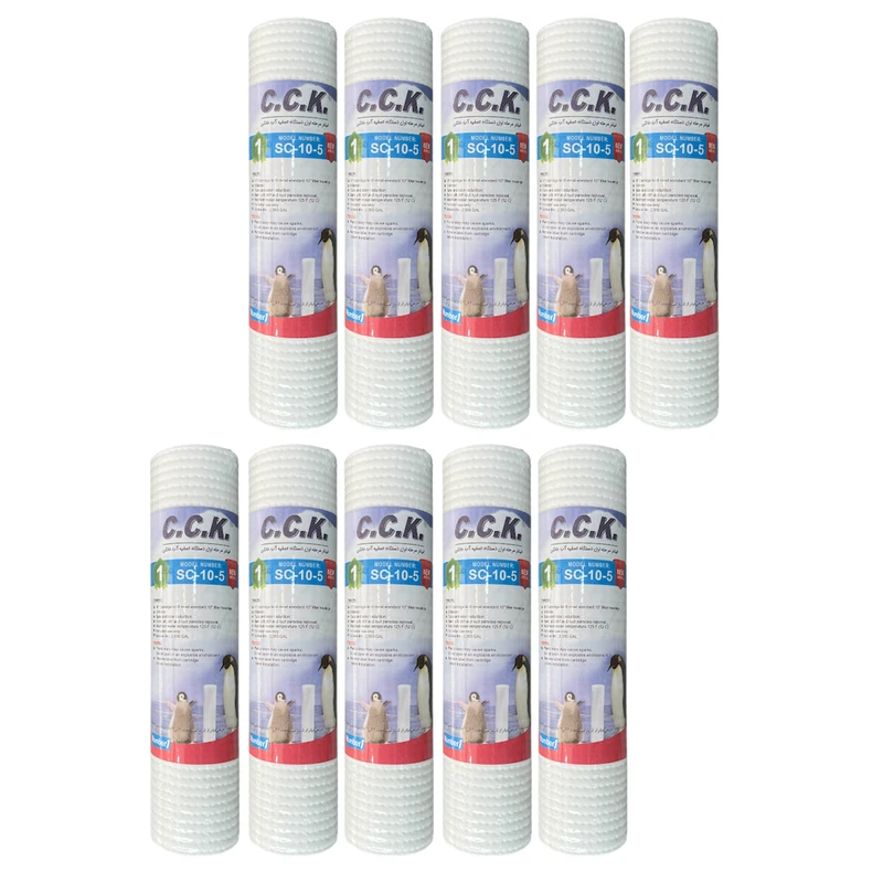 فیلتر دستگاه تصفیه آب سی سی کا مدل SC-10-5 بسته 10 عددی