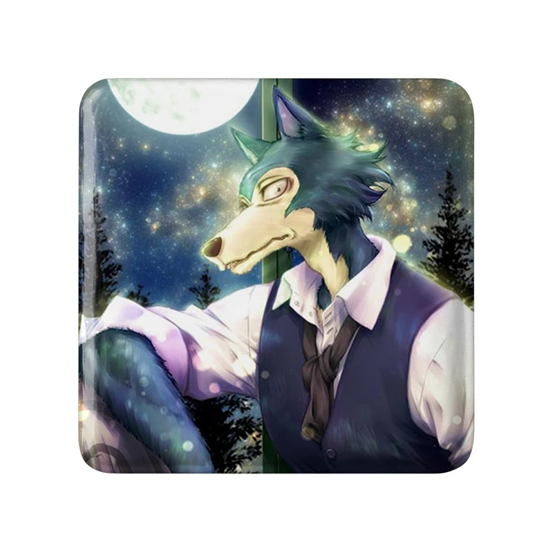 مگنت خندالو طرح لگوشی انیمه بیستارز مدل مربعی کد 33459