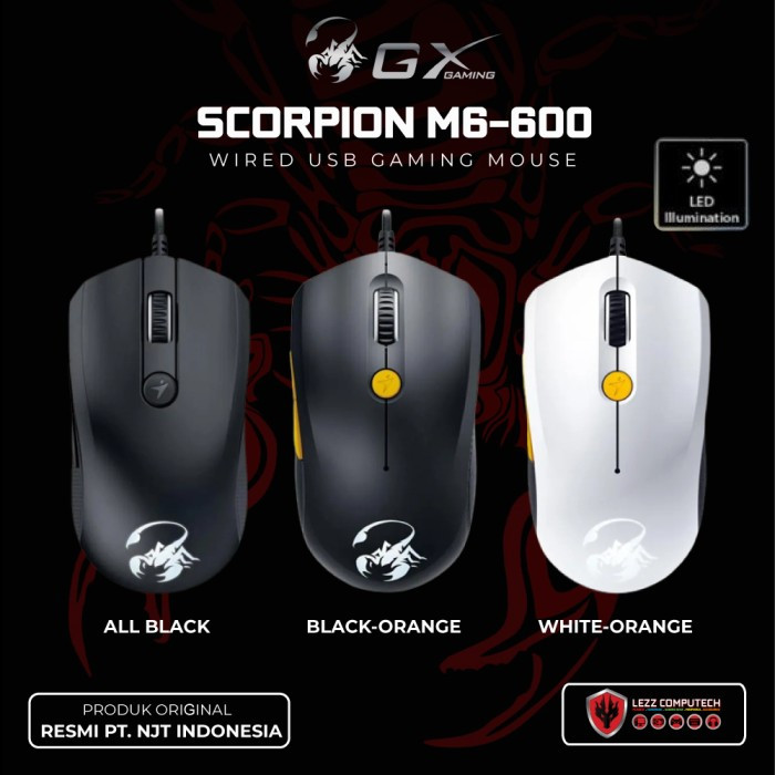 ماوس جنیوس مدل SCORPION M6-600