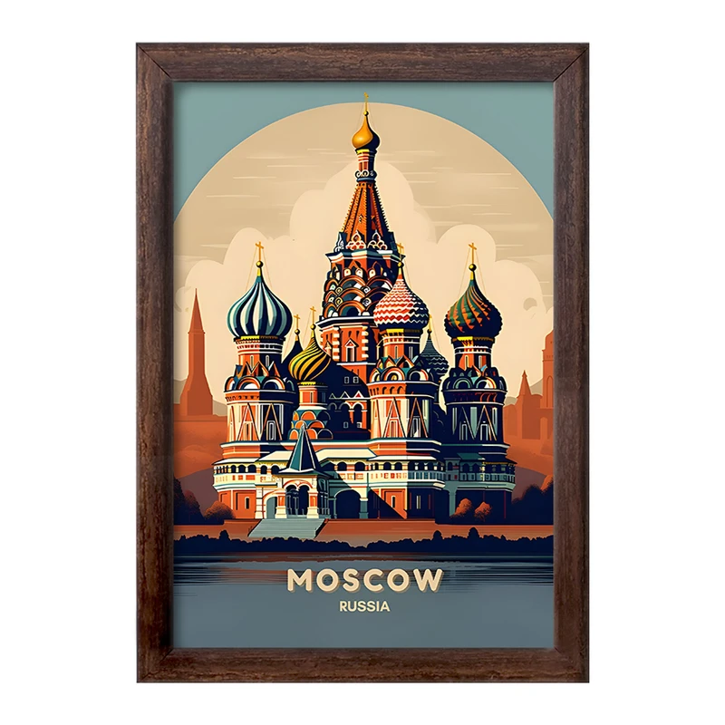 تابلو خندالو طرح موسکو (Moscow) کد F6369