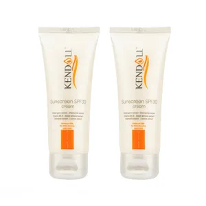 کرم ضد آفتاب بدون رنگ کندال SPF30 مدل جوانه گندم مناسب برای انواع پوست حجم 40 میلی لیتر بسته دو عددي